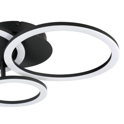 Eglo 31771 - LED Prigušiva plafonjera PARRAPOS-Z LED/33W/230V 3000-6500K crno