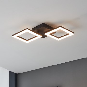 Eglo 31773 - LED Prigušiva plafonjera PARANDAY-Z LED/15,5W/230V 3000-6500K crno