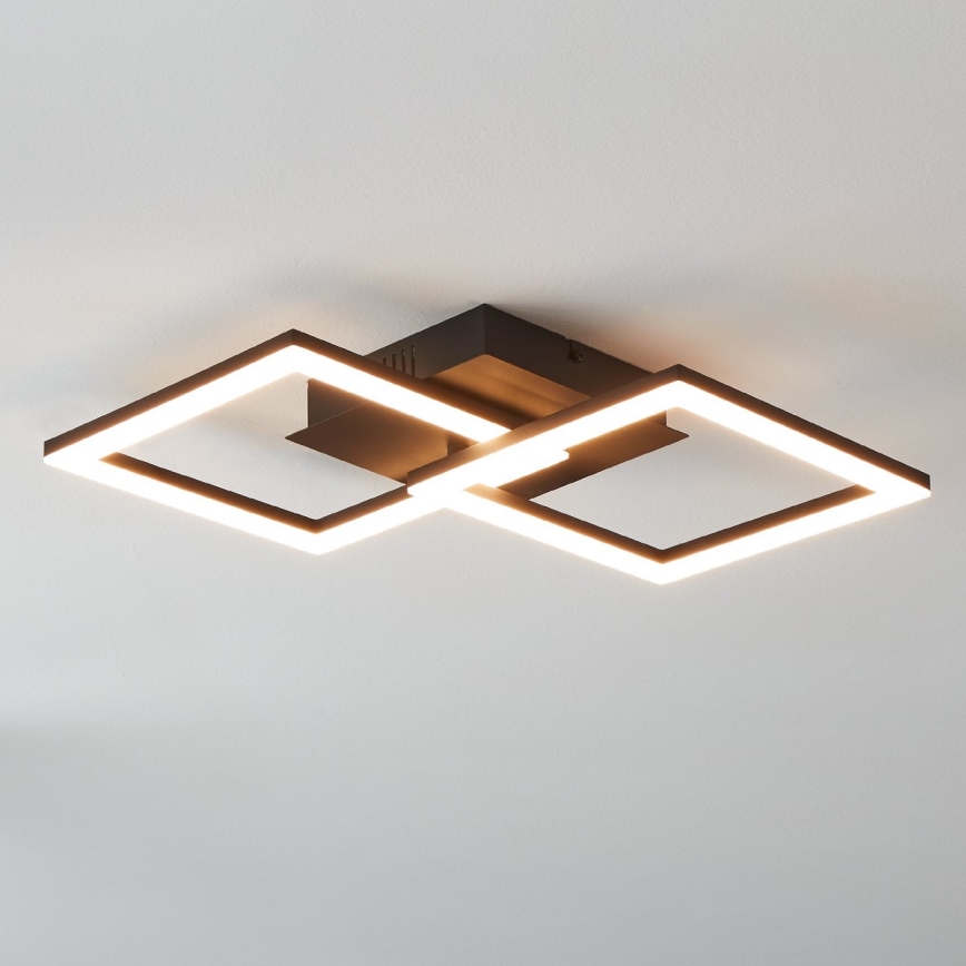 Eglo 31774 - LED Prigušiva plafonjera PARANDAY-Z LED/21,5W/230V 3000-6500K crno