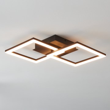 Eglo 31774 - LED prigušiva stropna svetiljka PARANDAY-Z LED/21,5W/230V 3000-6500K crna