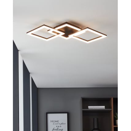 Eglo 31775 - LED Prigušiva plafonjera PARANDAY-Z LED/32,4W/230V 3000-6500K crno