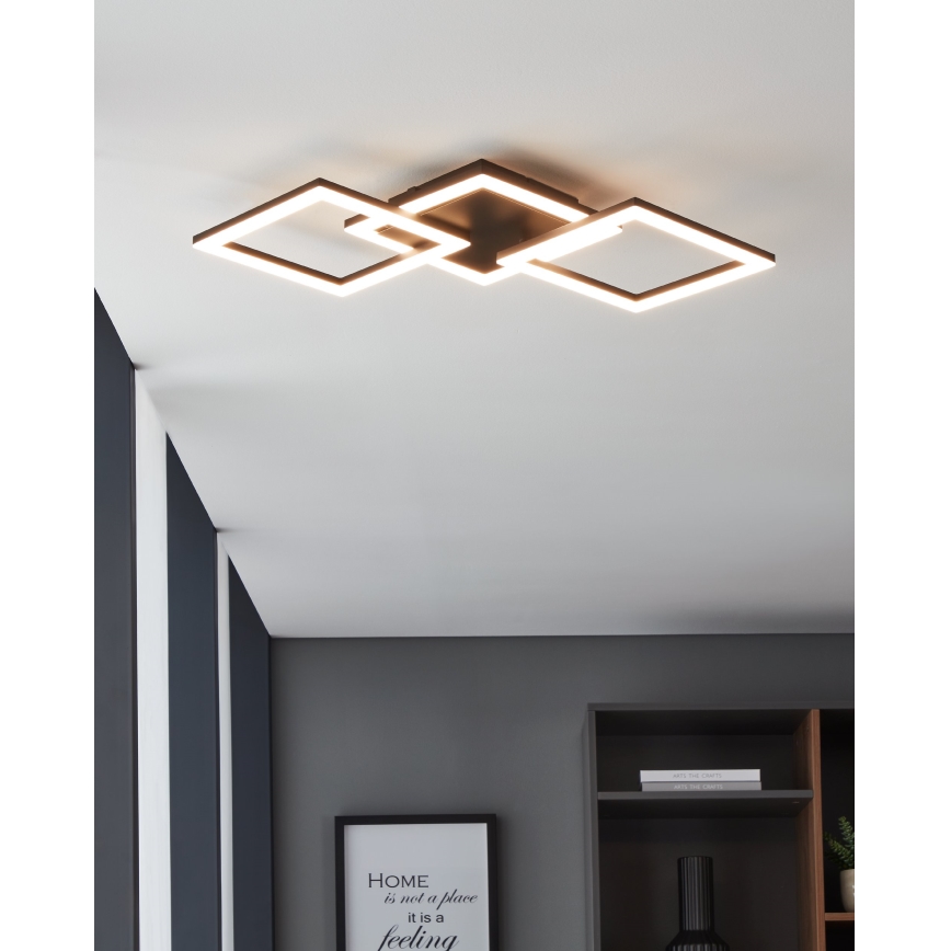 Eglo 31775 - LED Prigušiva plafonjera PARANDAY-Z LED/32,4W/230V 3000-6500K crno