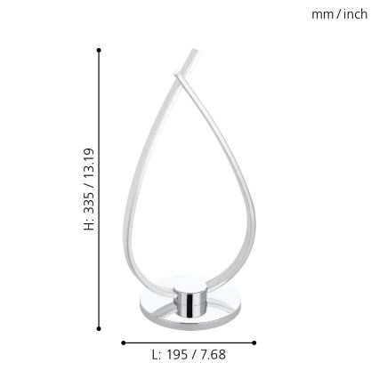 Eglo - LED Stona lampa LED/14W/230V