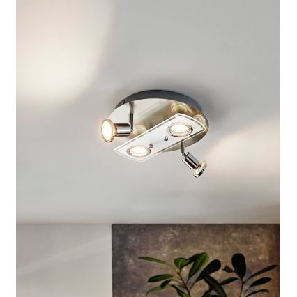 Eglo 32001 - LED Plafonjera PAWEDO 1 4xGU10-LED/3W/230V