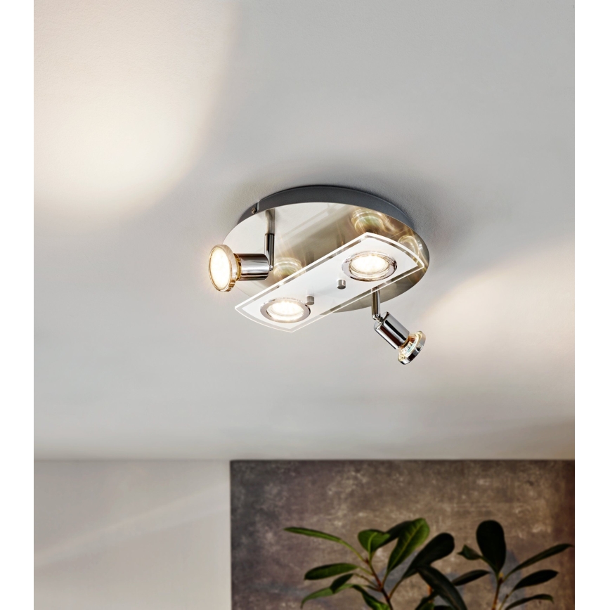 Eglo 32001 - LED Plafonjera PAWEDO 1 4xGU10-LED/3W/230V