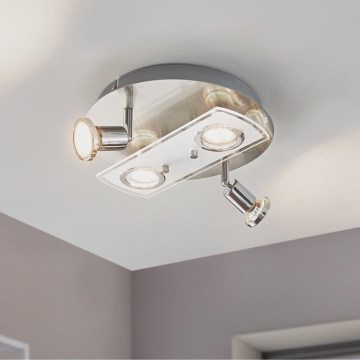 Eglo 32001 - LED plafonsko svetlo PAWEDO 1 4xGU10-LED/3W/230V