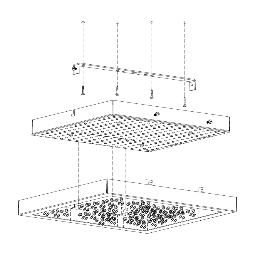 Eglo - LED Plafonjera LED/16W/230V