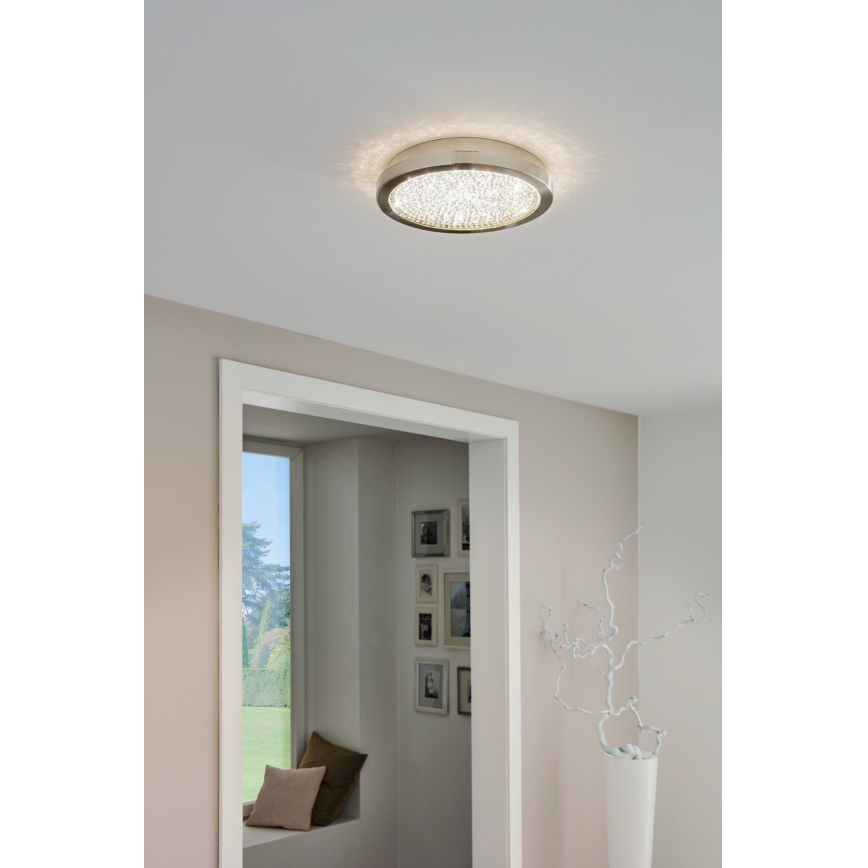 Eglo 32047 - LED Kristalna plafonjera AREZZO 2 LED/17,92W/230V