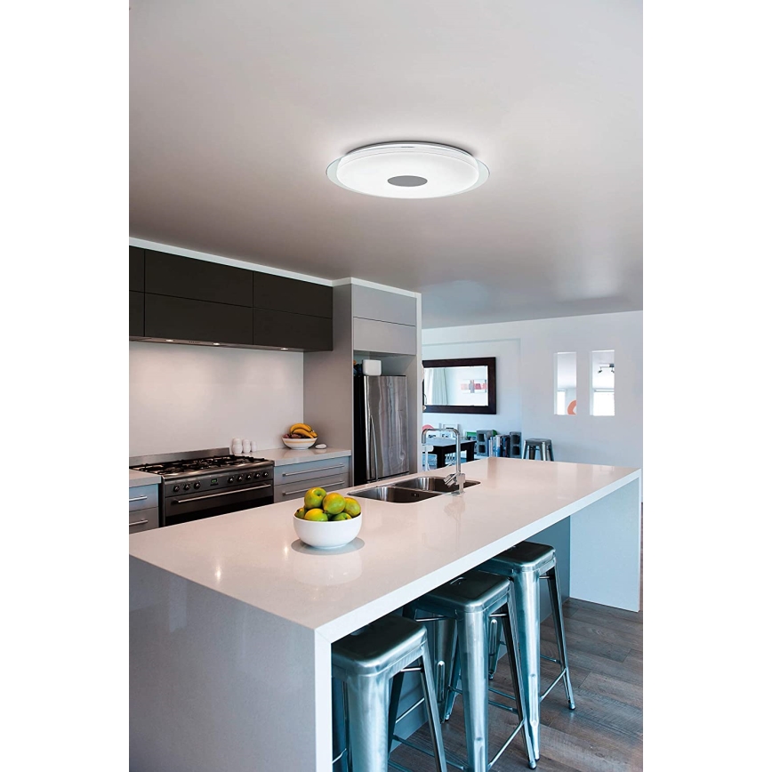 Eglo 32344 - LED RGBW prigušiva plafonska svetiljka LANCIANO-C LED/53W/230V 2700-6500K + daljinski upravljač