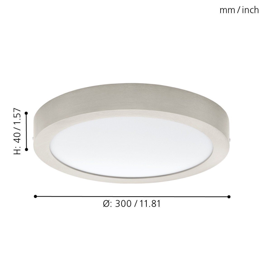 Eglo 32443 - LED plafonjera FUEVA 1 LED/24W/230V