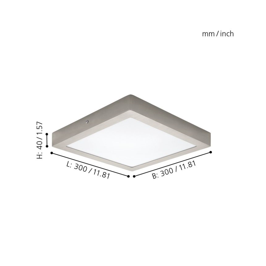 Eglo 32446 - LED plafonjera FUEVA 1 LED/24W/230V