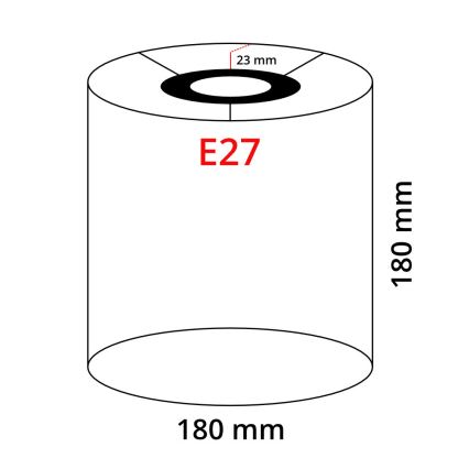 Eglo 32495 - Zamenski abažur za lampu TUNJA E27 pr. 18 cm sivo