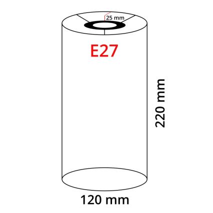 Eglo 32498 - Zamenski abažur za lampu TUNJA E27 pr. 12 cm bela