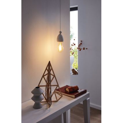 Eglo 32544 - Luster na sajli YORTH 1xE27/60W/230V bela