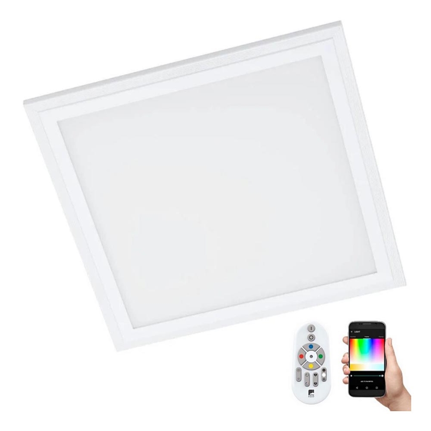 Eglo 32546 - LED RGBW Prigušiva plafonjera SALOBRENA-C LED/16W/230V 2700-6500K 30x30 cm bela