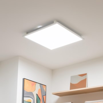 Eglo 32547 - LED RGBW Prigušivi nadgradni/ugradbeni panel 2u1 SALOBRENA-C LED/34W/230V bela 60x60 cm + Daljinski upravljač