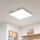 Eglo 32547 - LED RGBW Prigušivi nadgradni/ugradbeni panel 2u1 SALOBRENA-C LED/34W/230V bela 60x60 cm + Daljinski upravljač