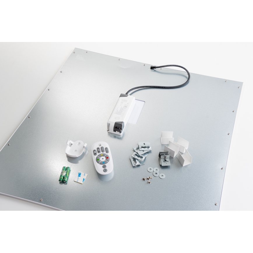 Eglo 32547 - LED RGBW Prigušivi nadgradni/ugradbeni panel 2u1 SALOBRENA-C LED/34W/230V bijela 60x60 cm + daljinski upravljač