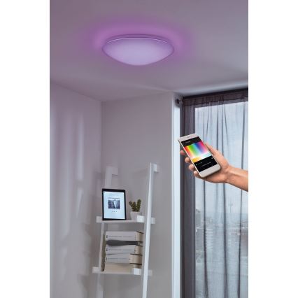Eglo - LED RGB Prigušiva zidna stropna svjetiljka GIRON-C LED/17W/230V