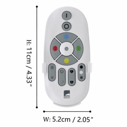 Eglo - Daljinski upravljač CONNECT 2xAAA Bluetooth