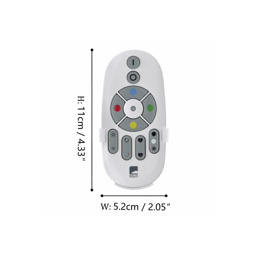 Eglo - Daljinski upravljač CONNECT 2xAAA Bluetooth