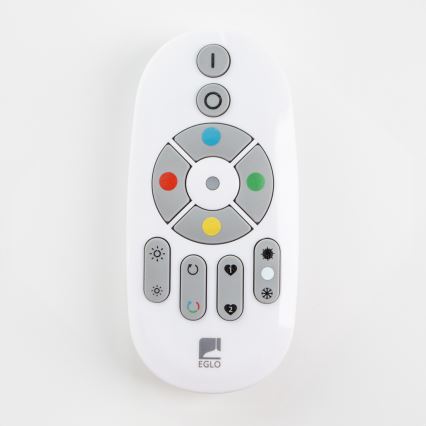 Eglo 32734 - LED RGBW prigušiva površinski montirana 2u1 SALOBRENA-C LED/34W/230V bela + daljinski upravljač
