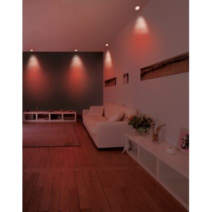 Eglo - LED RGB prigušiva ugradna plafonska svetiljka FUEVA-C LED/5,4W/230V prečnik 12 cm