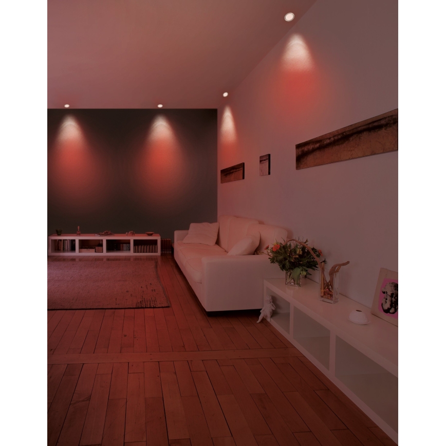 Eglo - LED RGB prigušiva ugradna plafonska svetiljka FUEVA-C LED/5,4W/230V prečnik 12 cm