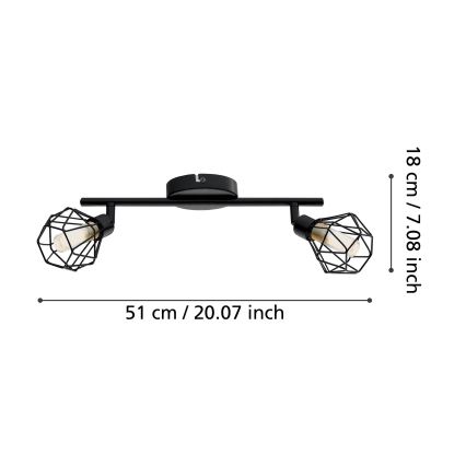 Eglo - LED Reflektorska lampa 2xG9/3W/230V