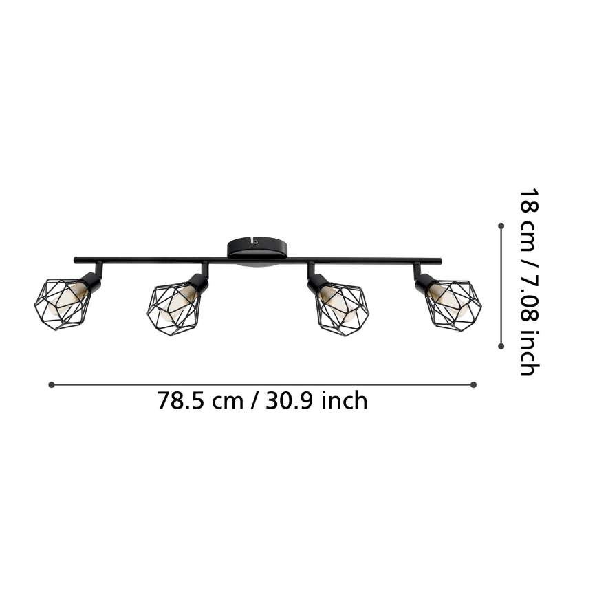 Eglo - LED Reflektorska lampa 4xG9/3W/230V