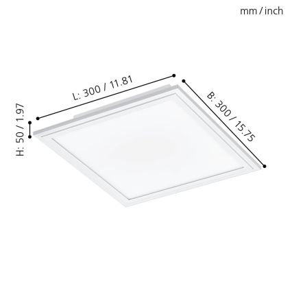 Eglo - LED Plafonjera LED/16W/230V