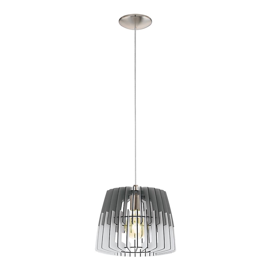 Eglo 32824 - Luster ARTANA 1xE27/60W/230V sivo 300mm