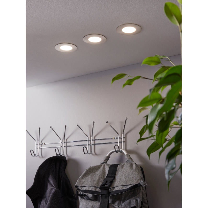 Eglo - Set 3x LED RGB Prigušiva ugradbena lampa FUEVA-C 1xLED/3W/230V