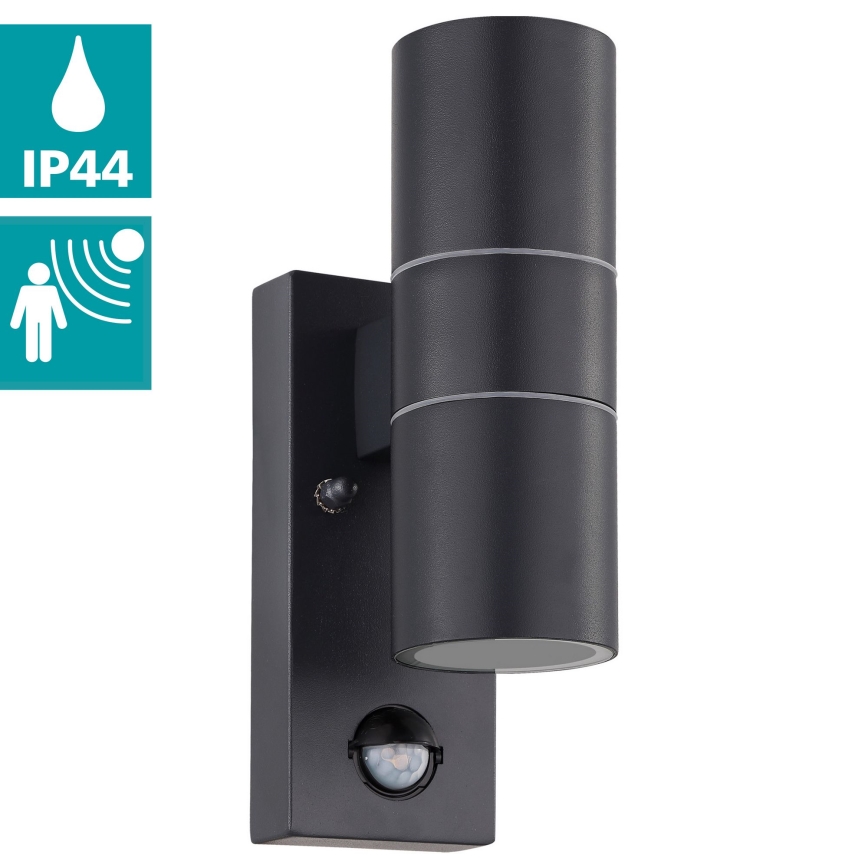 Eglo - LED spoljašnje zidno svetlo sa senzorom 2xGU10/3W/230V IP44