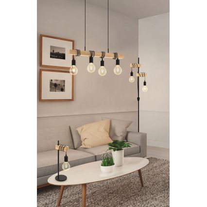 Eglo - Podna lampa TOWNSHEND 2xE27/10W/230V