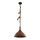 Eglo 33026 - Luster na sajli RIDDLECOMBE 1xE27/60W/230V braon patina