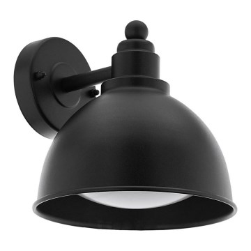 Eglo 33143 - Spoljašnja zidna lampa AIROLA 1xE27/40W/230V IP44 crno