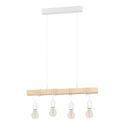 Eglo - Luster na sajli TOWNSHEND 4xE27/60W/230V