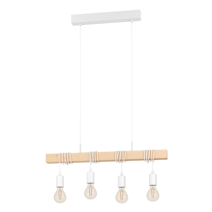Eglo - Luster na sajli TOWNSHEND 4xE27/60W/230V