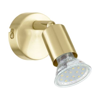 Eglo - LED Zidna reflektorska lampa 1xGU10/2,8W/230V 3000K zlatna