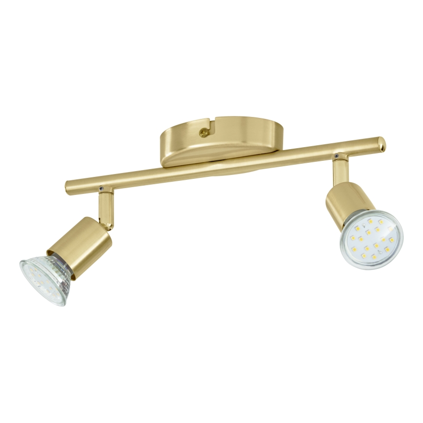Eglo - LED Reflektorska lampa 2xGU10/2,8W/230V 3000K zlatna