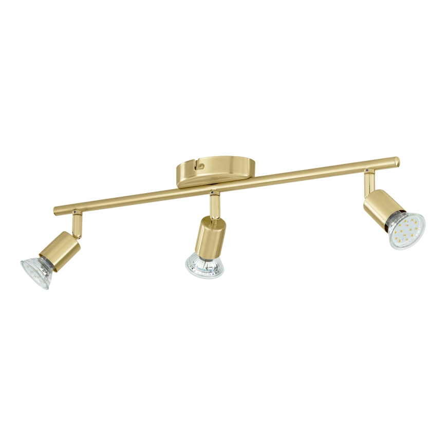 Eglo - LED Reflektorska lampa 3xGU10/2,8W/230V 3000K zlatna