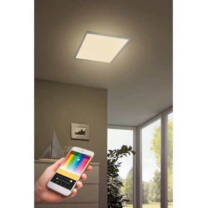 Eglo 33204 - LED RGBW Prigušivo svetlo SALOBRENA-C LED/34W/230V 2700-6500K + Daljinski upravljač