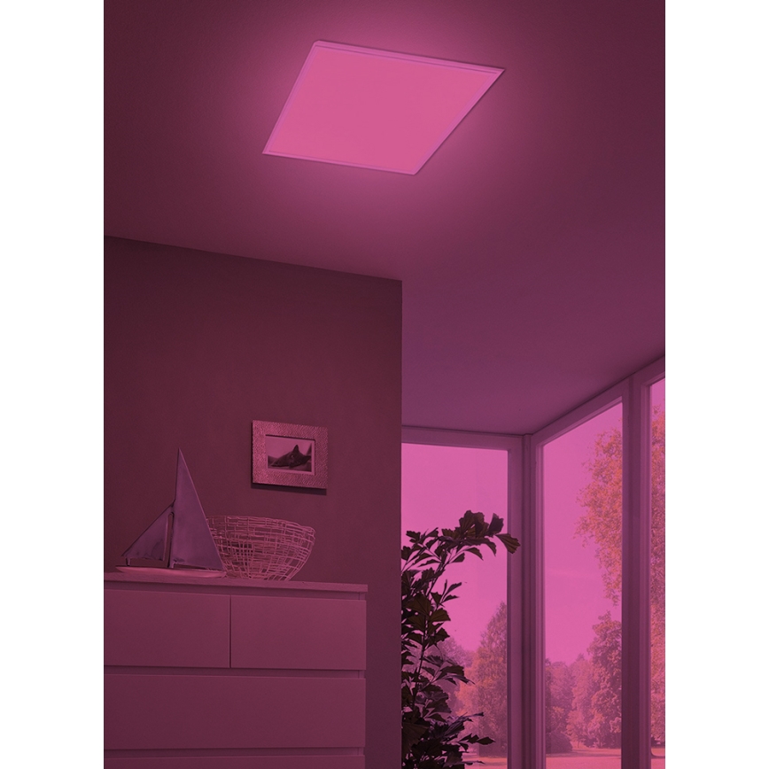 Eglo 33204 - LED RGBW Prigušivo svetlo SALOBRENA-C LED/34W/230V 2700-6500K + Daljinski upravljač