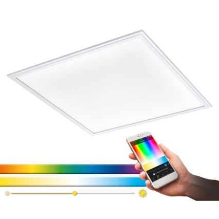 Eglo 33204 - LED RGBW Prigušivo svetlo SALOBRENA-C LED/34W/230V 2700-6500K + Daljinski upravljač