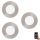 Eglo 33216 - Set 3x LED RGBW Prigušiva ugradbena lampa FUEVA-C LED/3W/230V