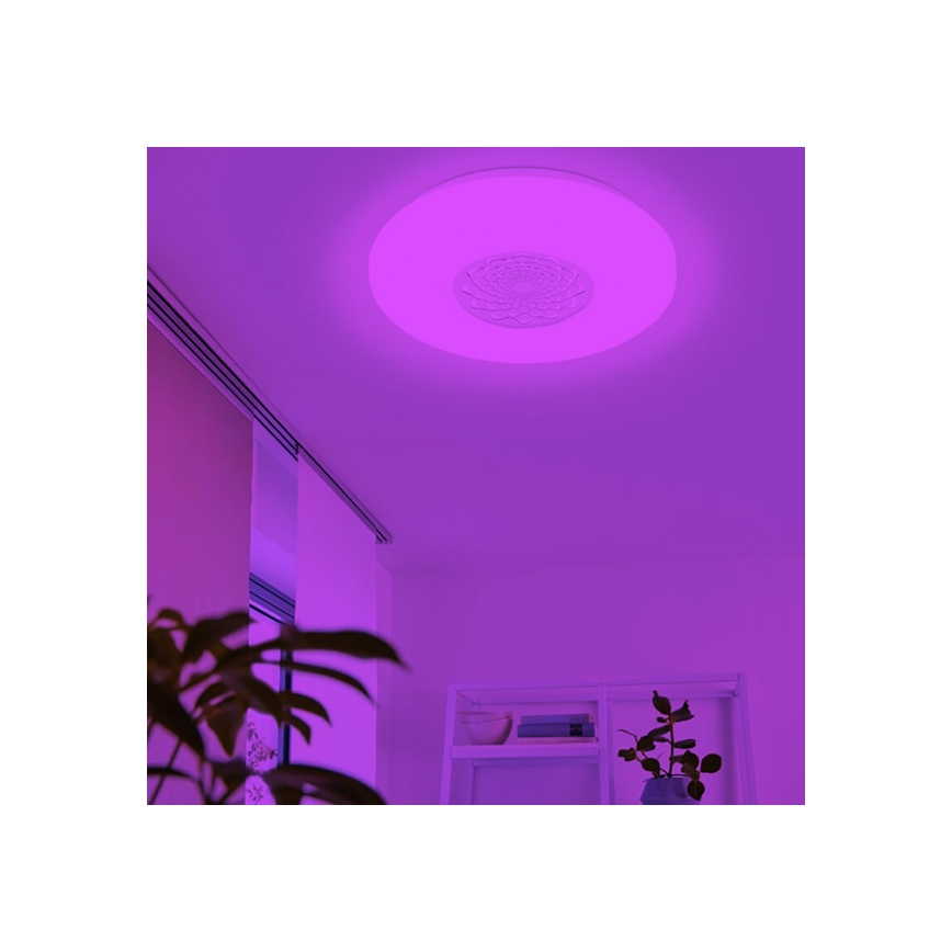 Eglo 33248 - LED RGBW prigušiva plafonska svetiljka CAPASSO-C LED/17W/230V 2700-6500K Ø 34 cm