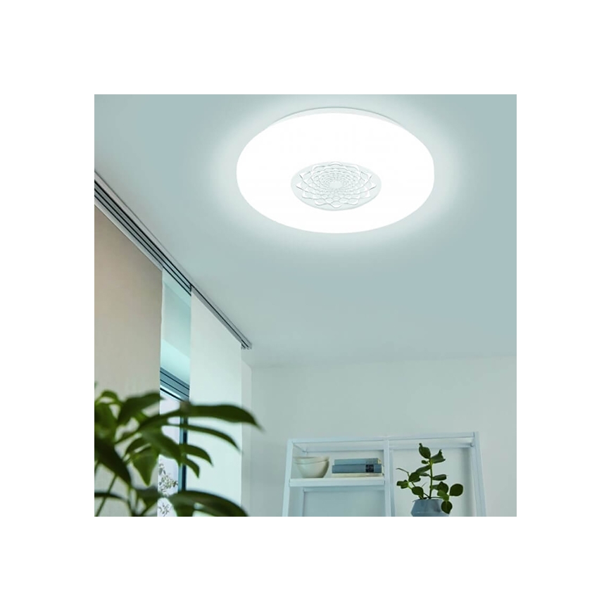 Eglo 33248 - LED RGBW prigušiva plafonska svetiljka CAPASSO-C LED/17W/230V 2700-6500K Ø 34 cm