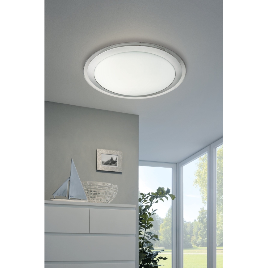 Eglo 33255 - LED RGBW prigušiva stropna svetiljka COMPETA-C LED/17W/230V 2700-6500K prečnik 43 cm