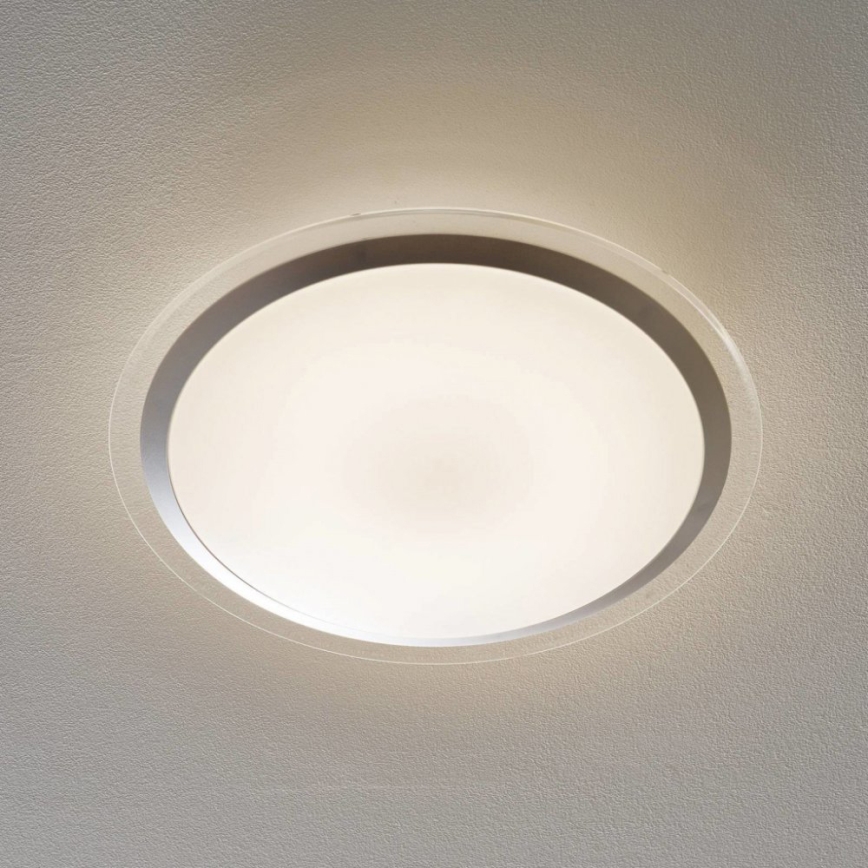 Eglo 33255 - LED RGBW prigušiva stropna svetiljka COMPETA-C LED/17W/230V 2700-6500K prečnik 43 cm